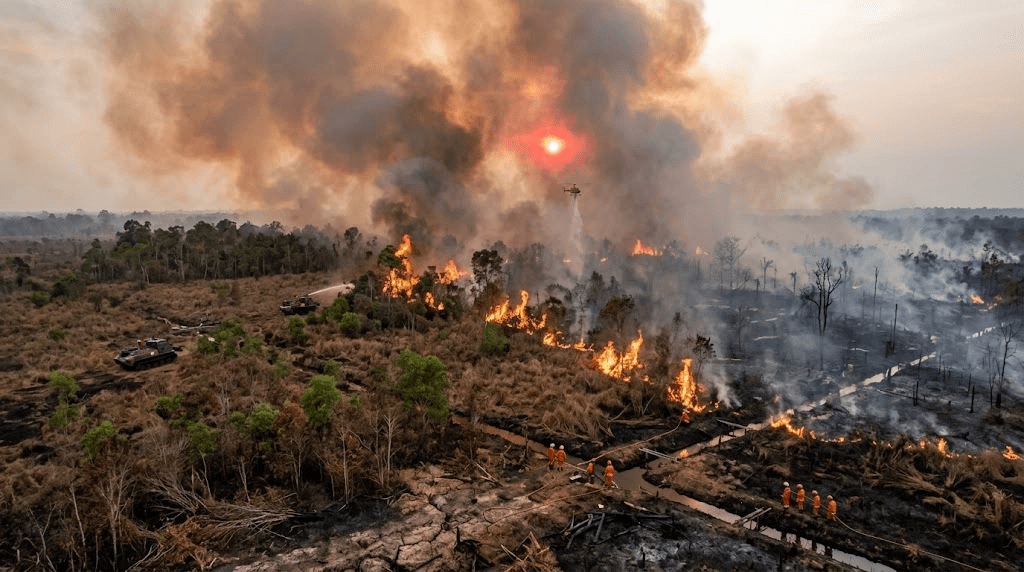 Waspada, Hotspot Karhutla Kalbar Melonjak: 23 Juta Warga Kalimantan Terdampak Asap